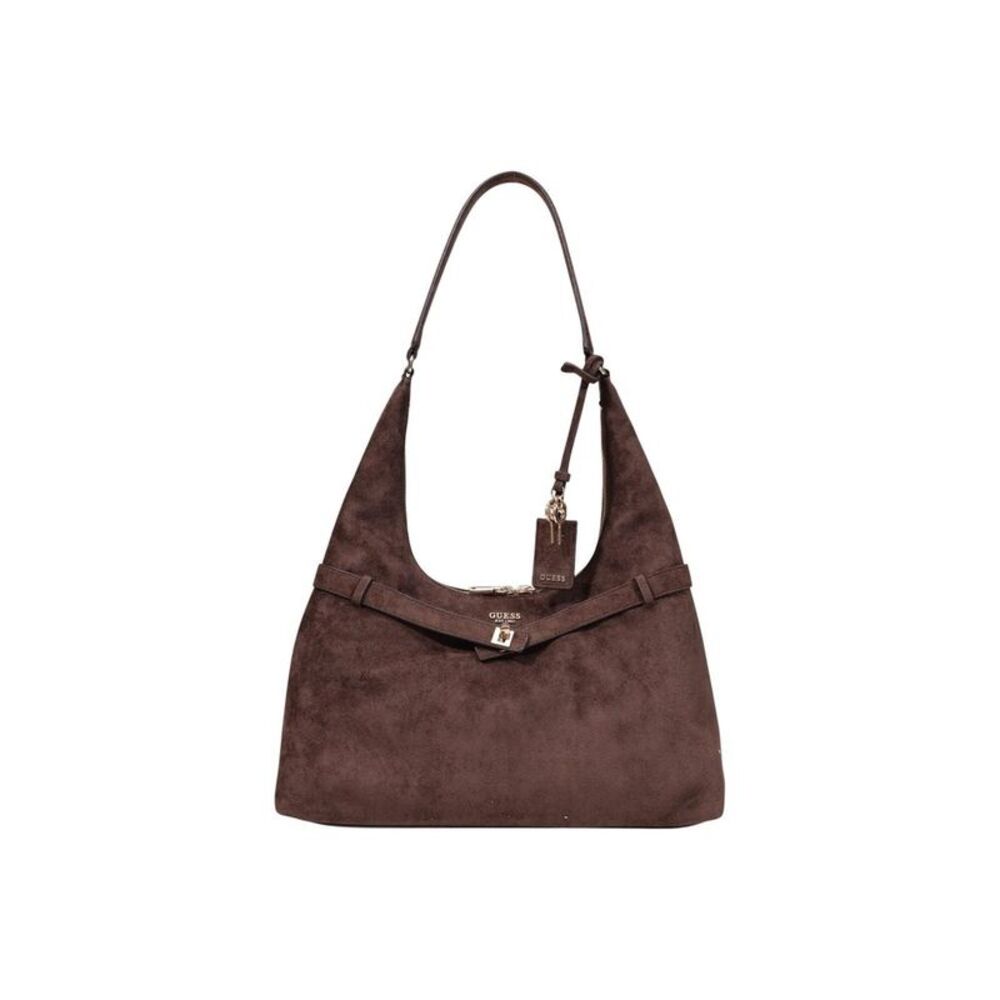 Guess Brown Polyester Women's Handbag